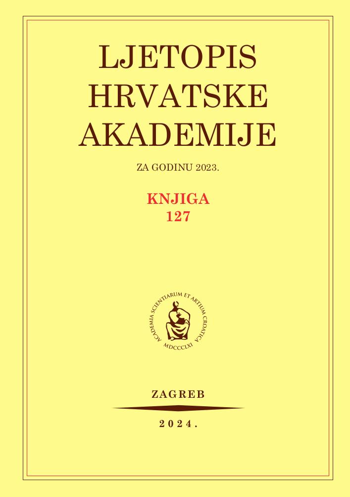 Ljetopis HAZU 2023. korice